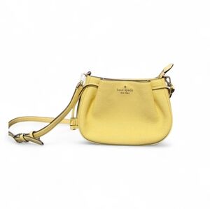 💛 EUC Kate Spade Sunny Yellow Dumpling Crossbody Bag!